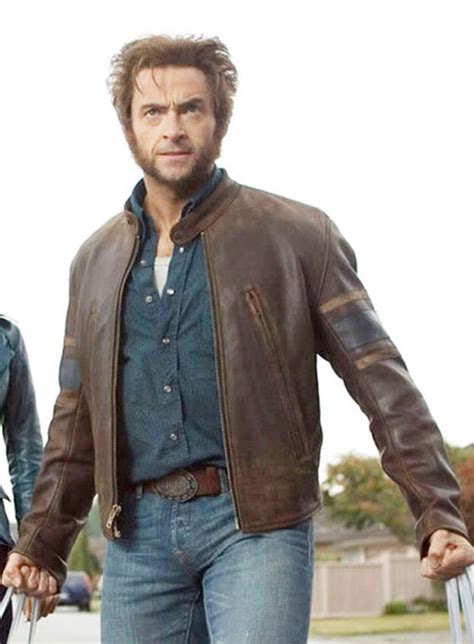 wolverine leather jacket x men